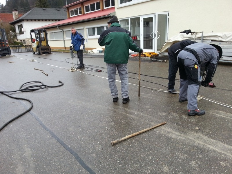 2014 zeltaufbau donnerstag 20140213